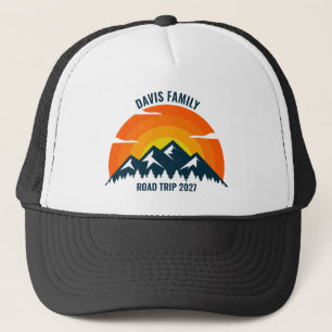 Boné Viagem de Estrada de Montanha Sunset Personalizada