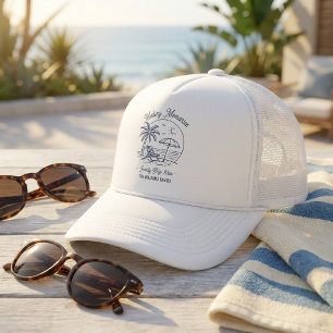 Boné Viagem de Família Minimalista de Correspondência P