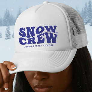 Boné Viagem de Férias de Inverno da Família Snow Crew A