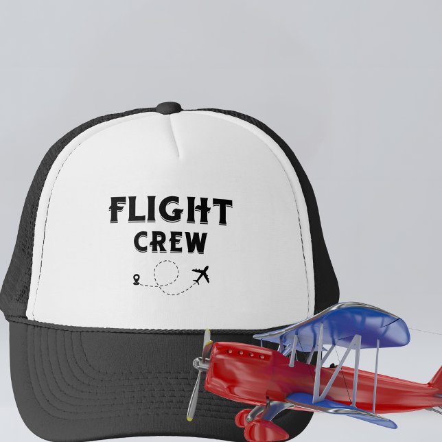 Boné Viagem Equipe de Voo Avião Voando Férias Modernas (Criador carregado)