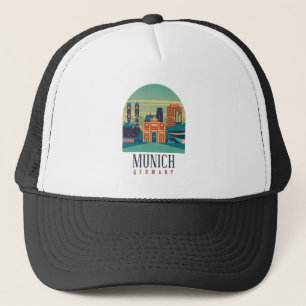 Boné Viagens vintage Munique Bavaria Alemanha