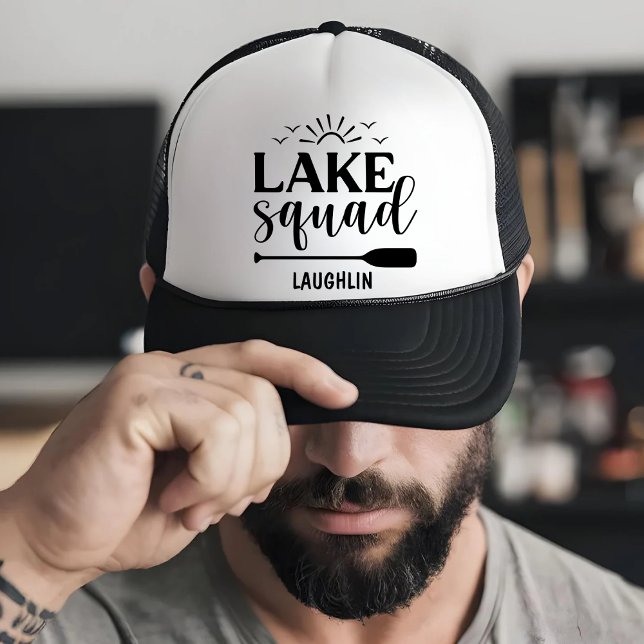 Boné Vibes da Equipe do Lago Personalizado Férias Acamp (Criador carregado)