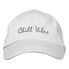 Boné Vibrações Relaxantes Chapéu Branco