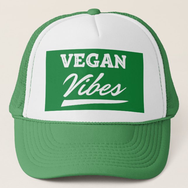 Boné Vibrações Veganas Vegetarianos (Frente)