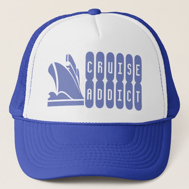 Boné Viciado em cruzeiros. Um chapéu para o amante de c (Frente)