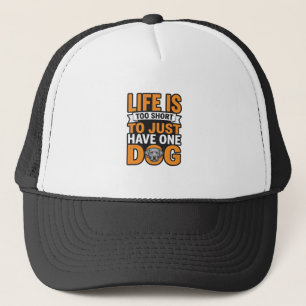 Boné Vida de Amante de Cachorro é Muito Curta Camisa Vi