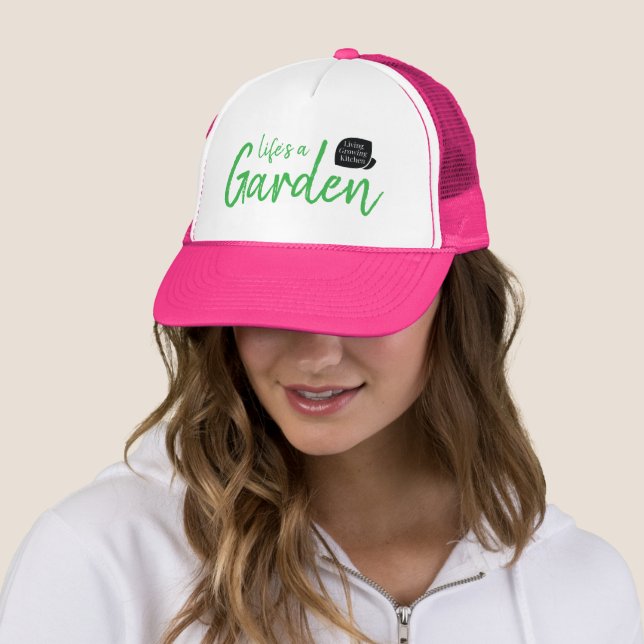 Boné Vida é um Jardim Rosa Chapéu (In Situ)