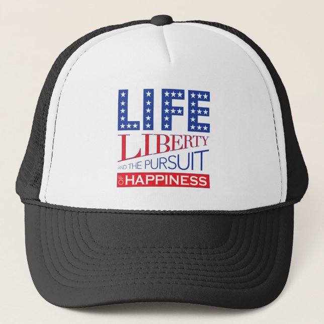 Boné Vida, liberdade e a perseguição da felicidade (Frente)