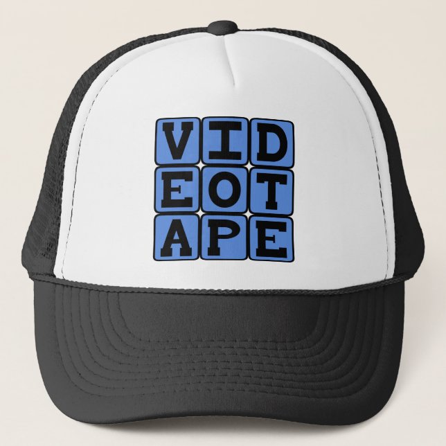 Boné Videocassete, Fita VHS (Frente)