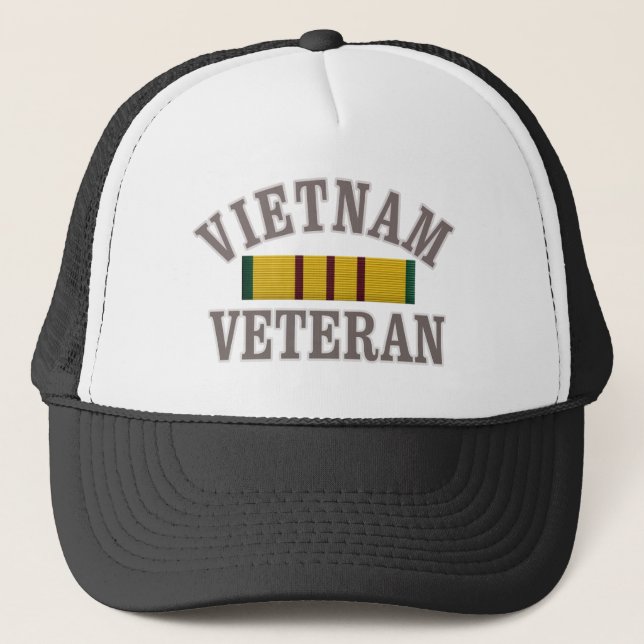 Boné VIETNAM VETERAN Trucker Hat (Frente)