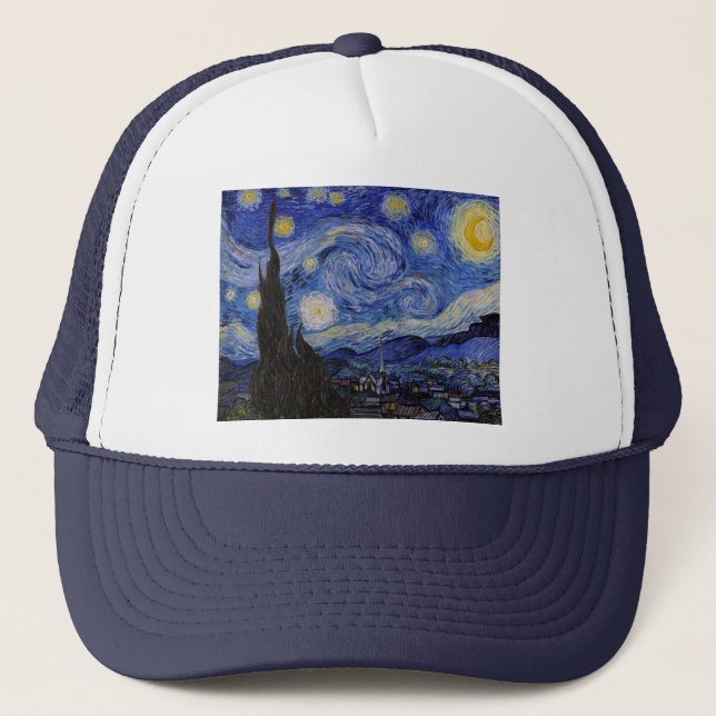 Boné Vincent Van Gogh - A Noite Estrelada (Frente)