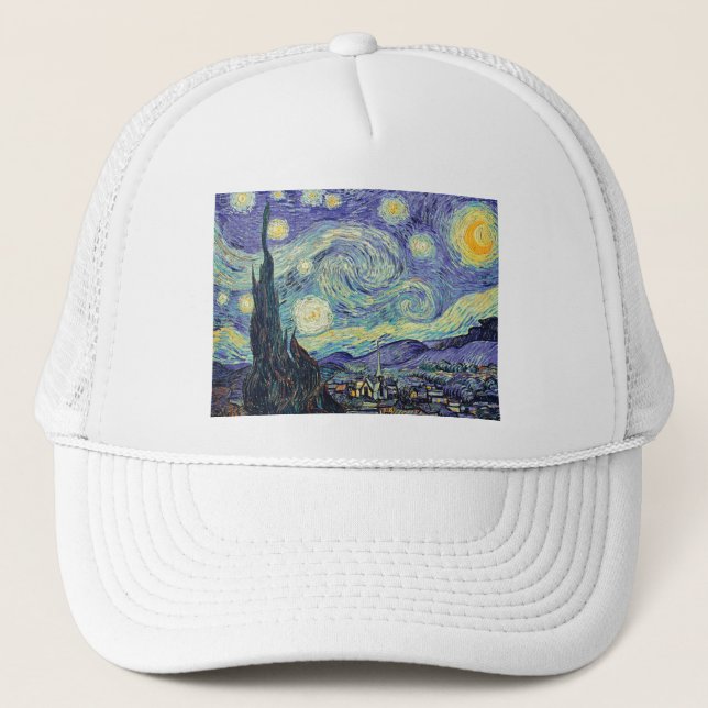 Boné Vincent Van Gogh A Noite Estrelada   (Frente)
