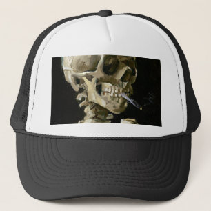 Boné Vincent van Gogh Smoking Skeleton