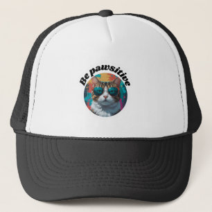 Boné Vinheta Motivacional legal "Seja Pawsitive"