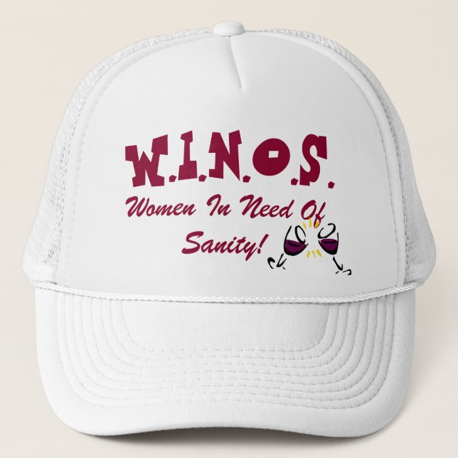 Boné Vinho para o chapéu da sanidade! (Frente)