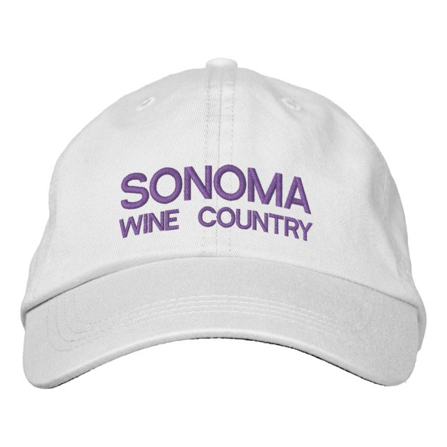 Boné Vinho Sonoma País Hat Ajustável (Frente)