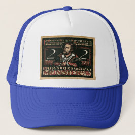 Boné Vintage 1921 2 Mark Notgeld Banknote Trucker Hat