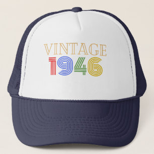 Boné Vintage 1946, 75º presente de aniversário