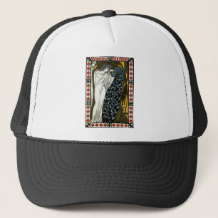 Boné Vintage Art Nouveau, O Beijo de William Bradley