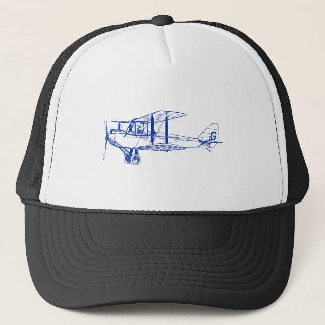 Boné Vintage Biplane - Marinho azul (Frente)