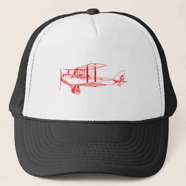Boné Vintage Biplane - Vermelho (Frente)