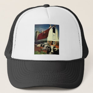 Boné Vintage Business, Holstein Milk Cows on Dairy Faze