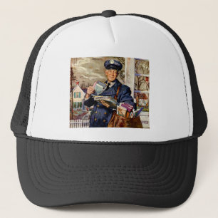Boné Vintage Business, Mailman Delivering Mail Letters