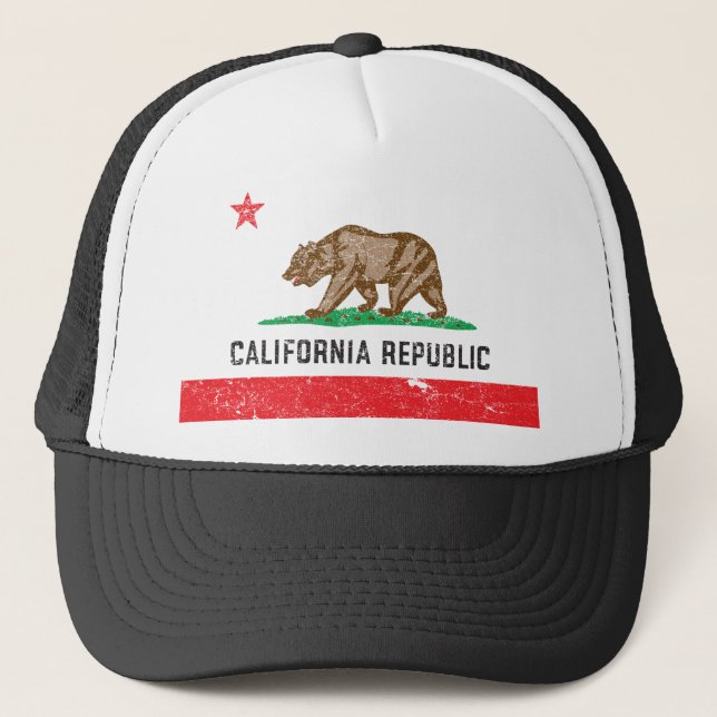 Boné Vintage California Flag (Frente)