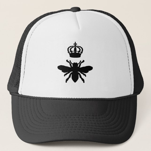 Boné Vintage Chic Queen Bee Silhouette (Frente)