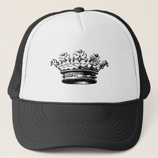 Boné Vintage Crown - Preto (Frente)
