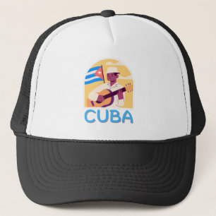 Boné Vintage Cuban Music Flag
