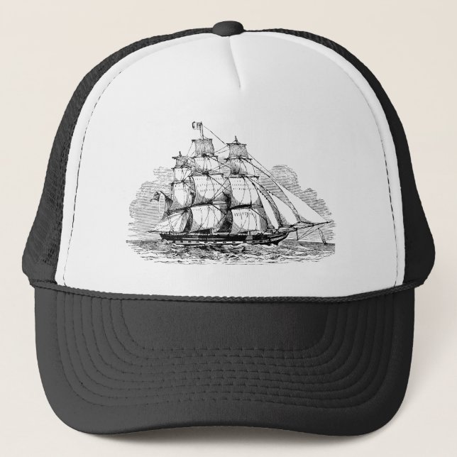 Boné Vintage - Entrega à vela (Frente)