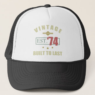 Boné Vintage Est 1974 50º Aniversário