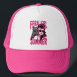 Boné Vintage Feral Girl Summer Ogambm Funny Raccoon<br><div class="desc">Vintage Feral Girl Summer Ogambm Funny Raccoon</div>