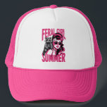 Boné Vintage Feral Girl Summer Ogambm Funny Raccoon<br><div class="desc">Vintage Feral Girl Summer Ogambm Funny Raccoon</div>