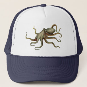 Boné Vintage Octopus, Criatura Marítima Náutica