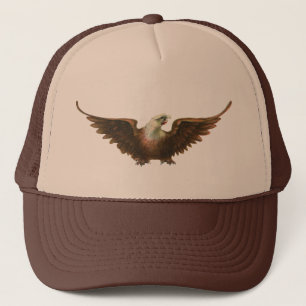 Boné Vintage Patriotism American Bald Eagle Bird Voando