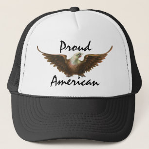 Boné Vintage Patriotism American Bald Eagle Bird Voando