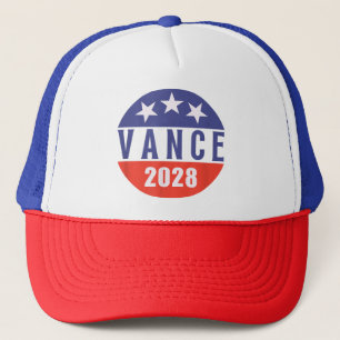 Boné Vintage Retro Vance 2028 para Presidente Eleição 