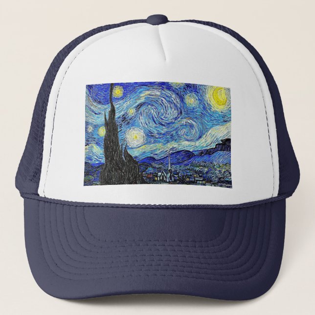 Boné Vintage Sky Night Starry Night (Frente)