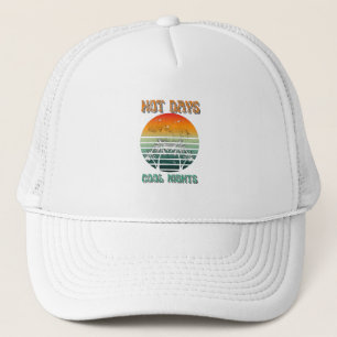 Boné Vintage sunset Trucker Hat