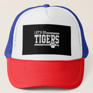 Boné Vintage Tigers School Sports Name Retro