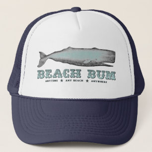Boné Vintage Whale Beach Bum Hat