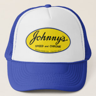 Boné Vintagem do Johnny Speed e Chrome