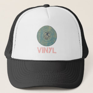 Boné Vinyl Record Retro Disco Vintage Music Design