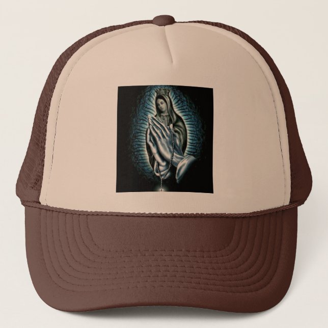 Boné Virgem Maria abençoada - mãe do deus (Frente)