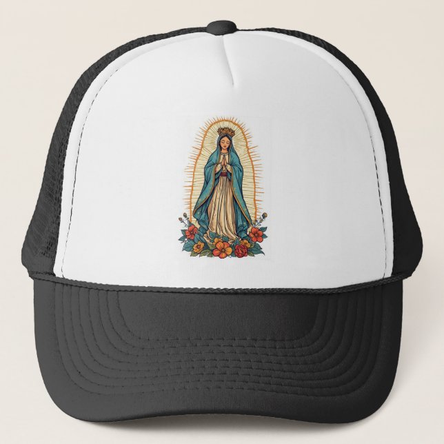 Boné Virgin of Guadalupe Trucker Hat (Frente)