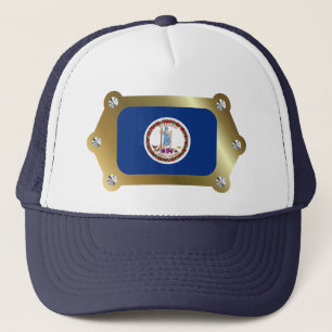 Boné Virginia enquadrado Flag Hat