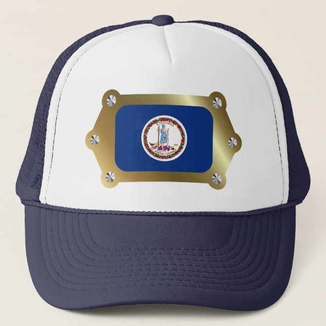 Boné Virginia enquadrado Flag Hat (Frente)