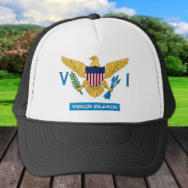 Boné Virgínia Islands Hat, bandeira das Ilhas Virgens d
